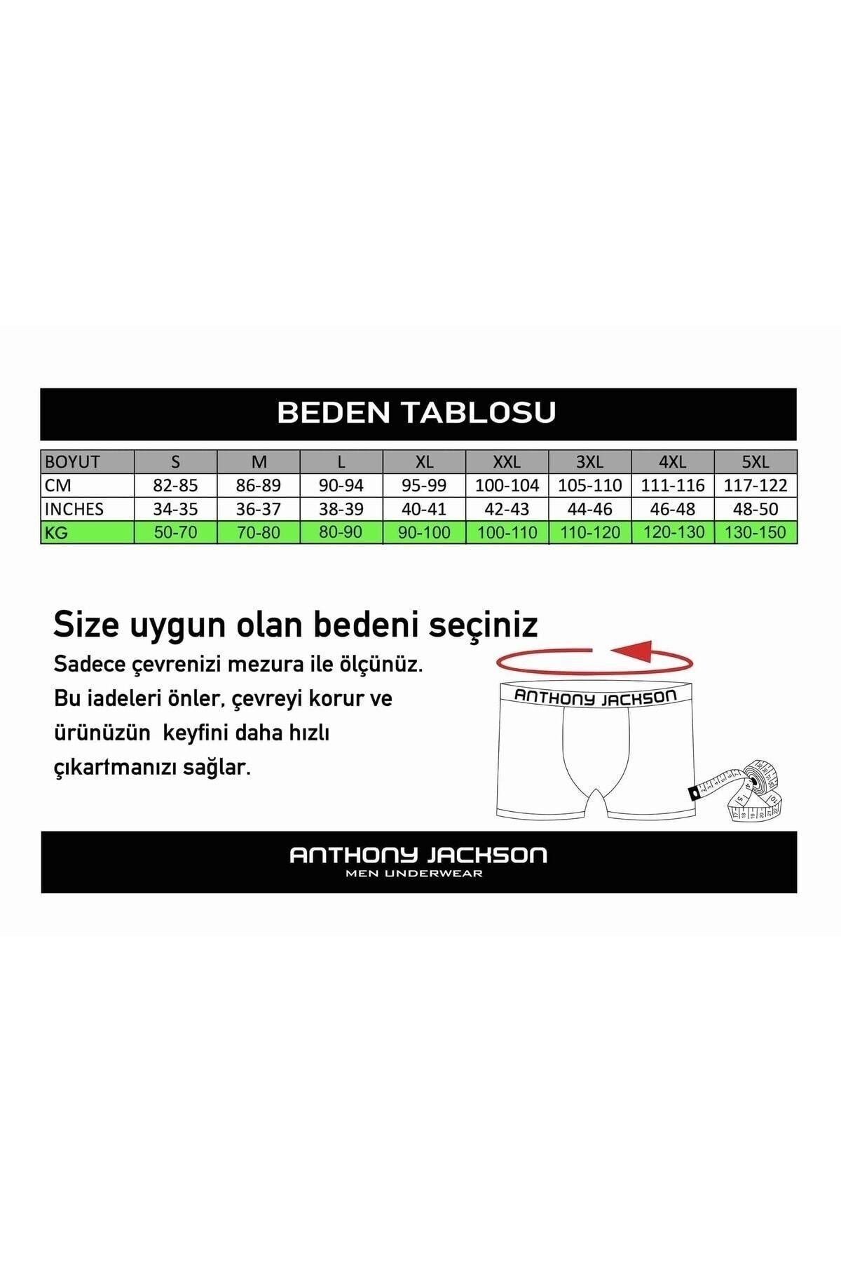 باکسر مردانه آبی سرمه ای ANTHONY JACKSON | 447 B اورجینال - تصویر 6