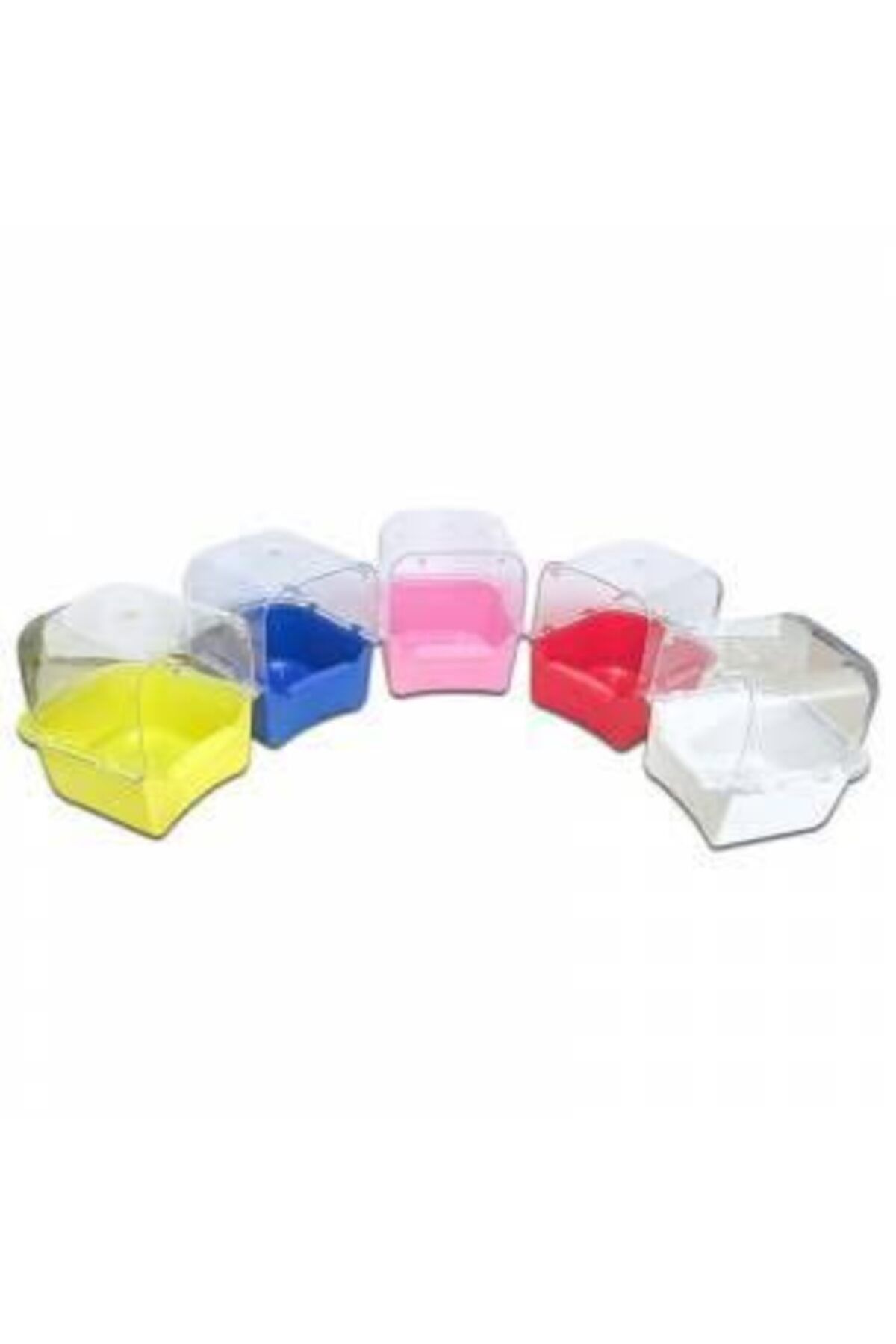 budgieshop Muhabbet Kuşu Banyoluk Kuş Banyosu Pembe Kafes Askılıklı Banyoluk