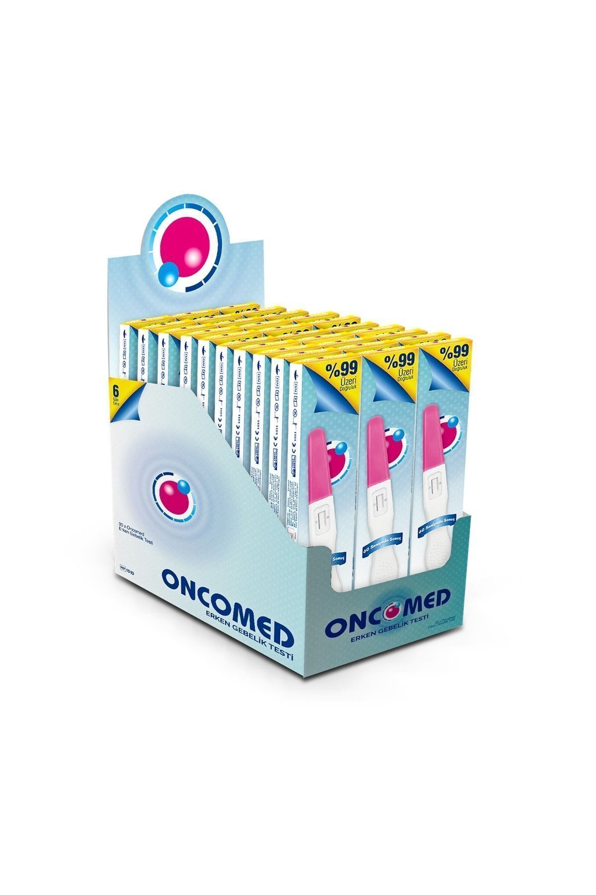 Oncomed Erken Gebelik Testi 6 gün erken - 1dk sonuç  3 Adet