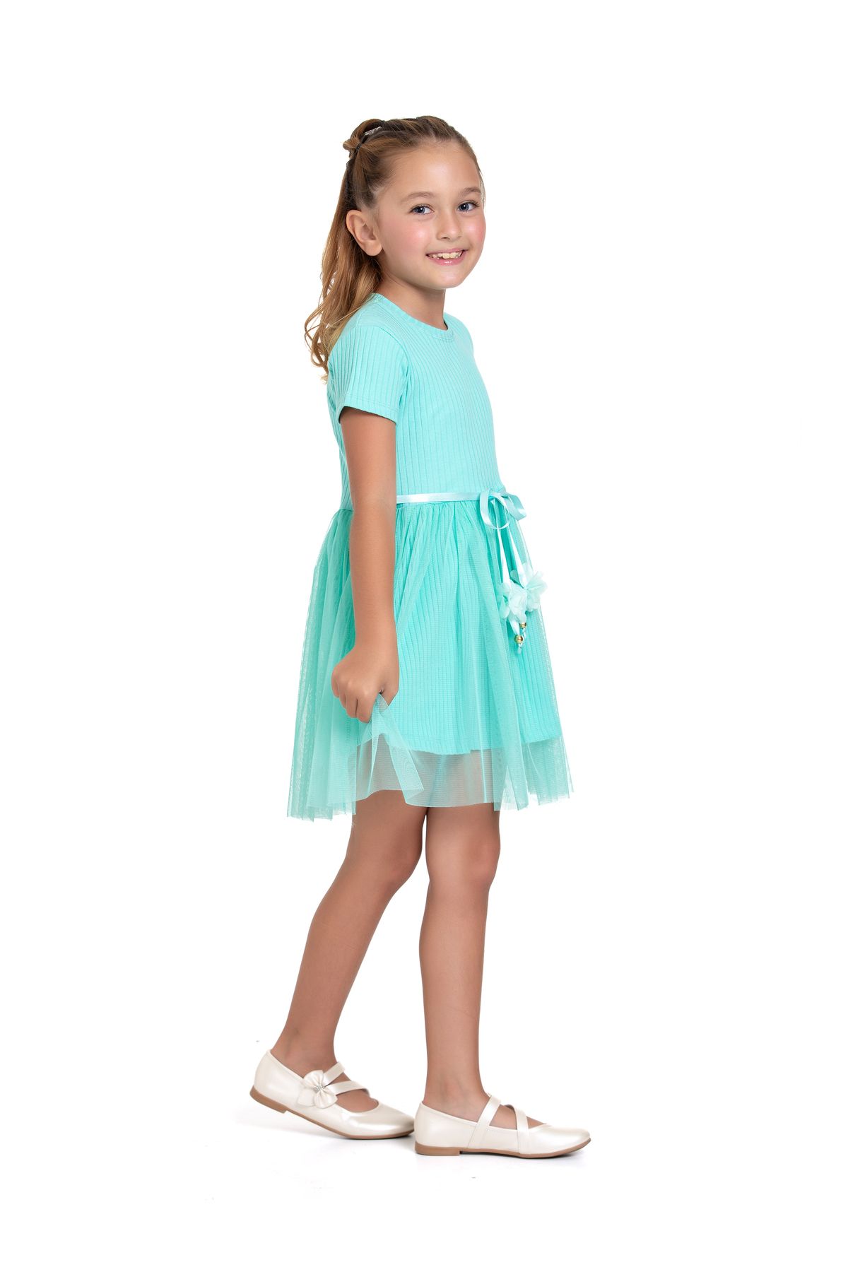 ADİFA KIDS-Girl's Dress with Tulle 3