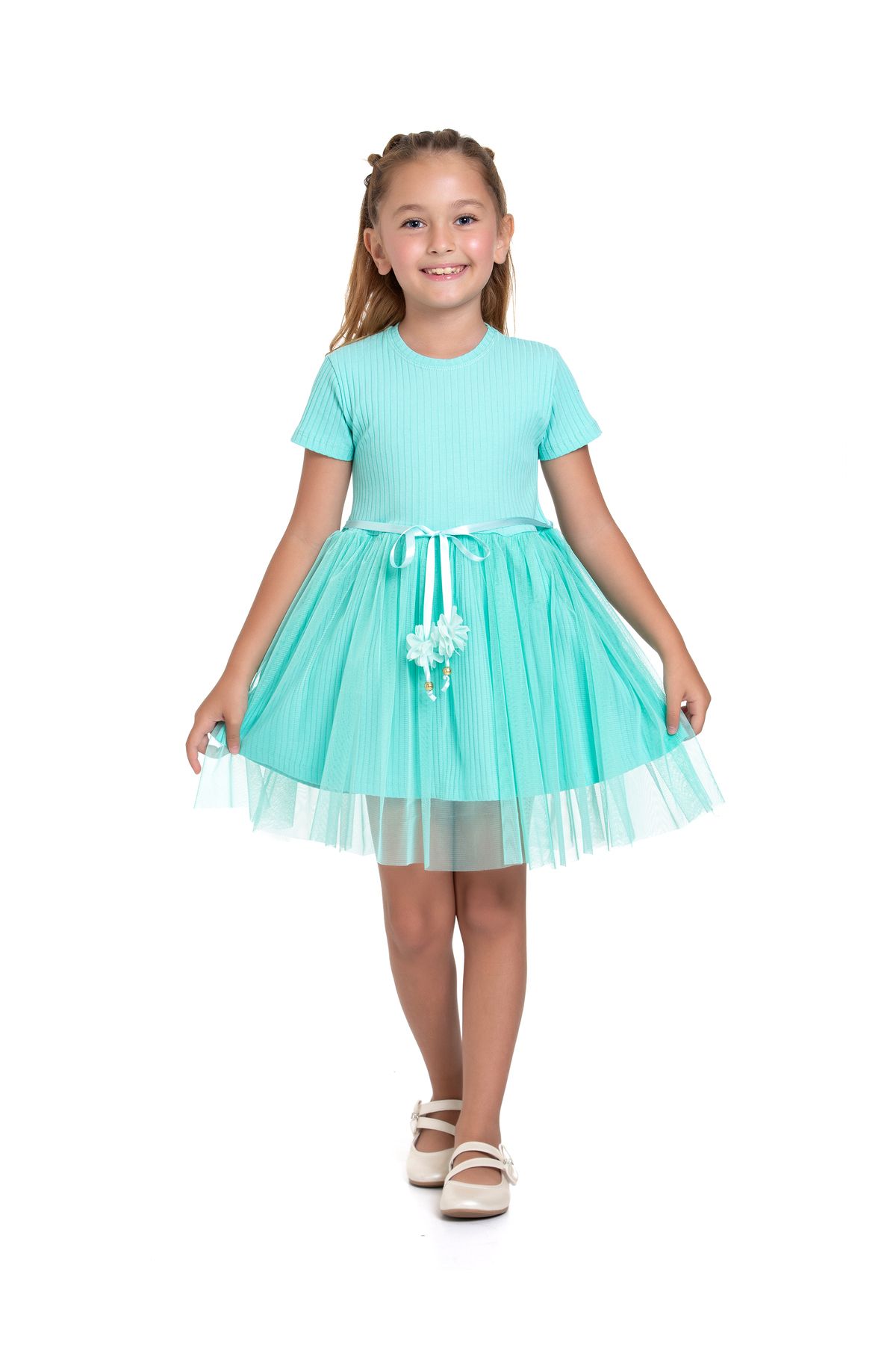 ADİFA KIDS-Girl's Dress with Tulle 1