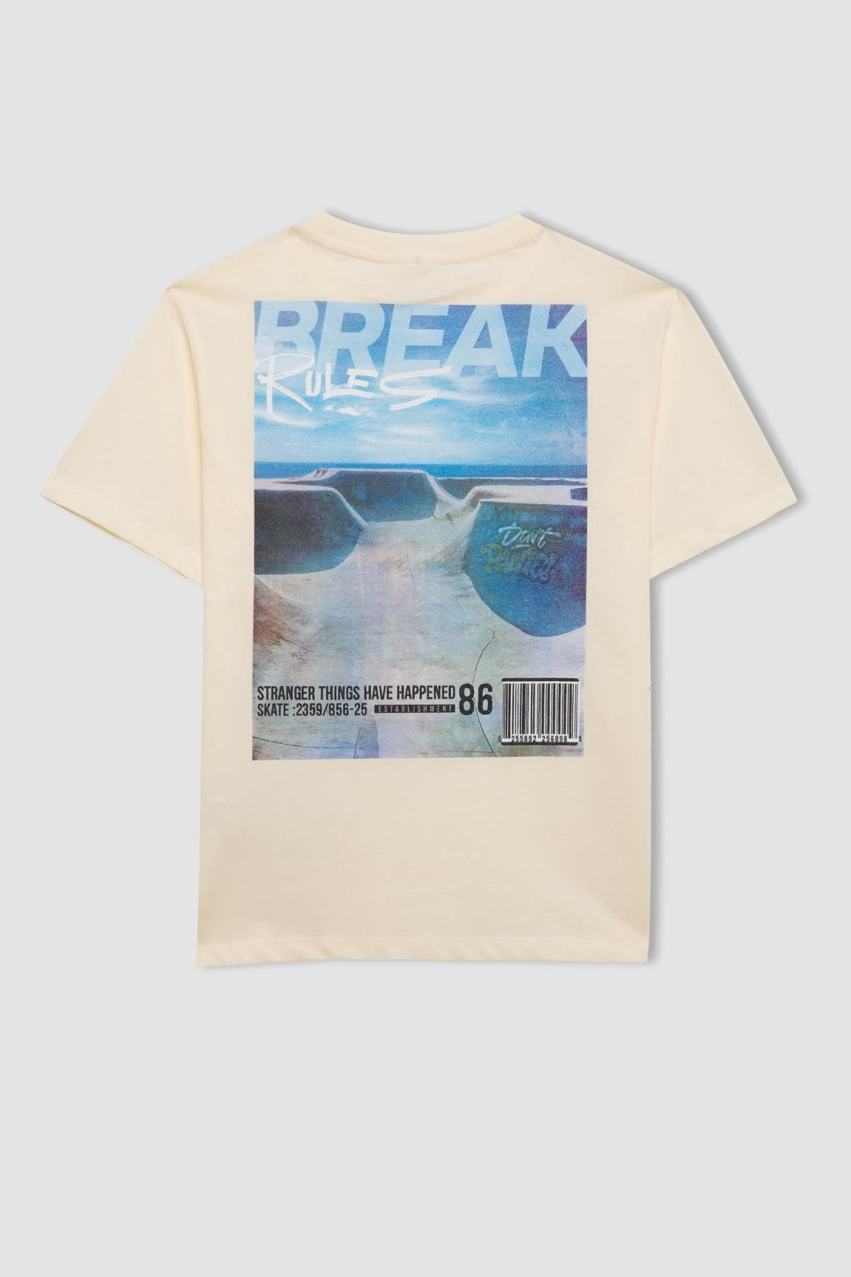 تی شرت پسرانه دفاکتو | C4663A824HS Defacto - Image 3