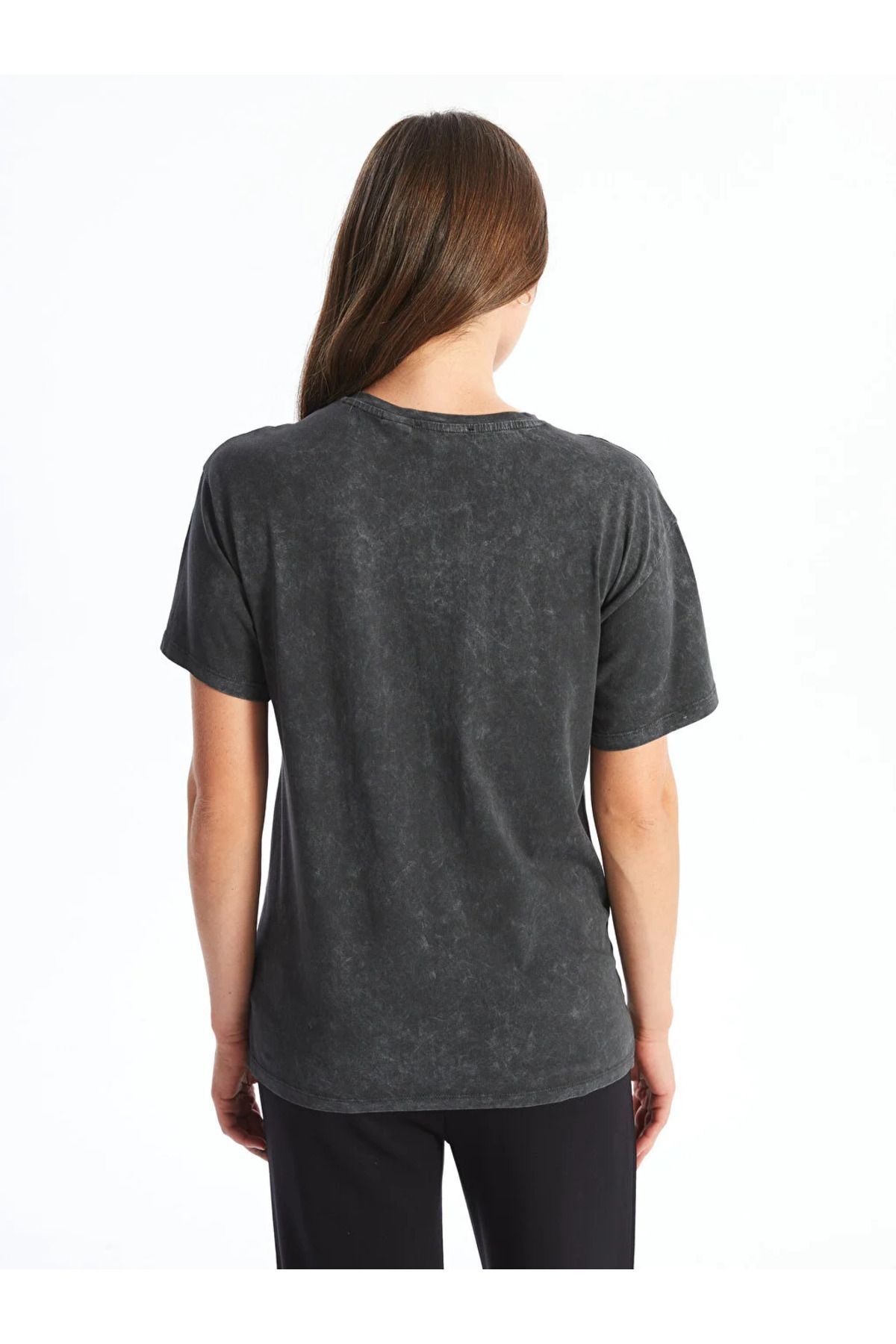 LC Waikiki-Mickey-Mouse-bedrucktes Umstands-T-Shirt mit Rundhalsausschnitt – kurze Ärmel 7