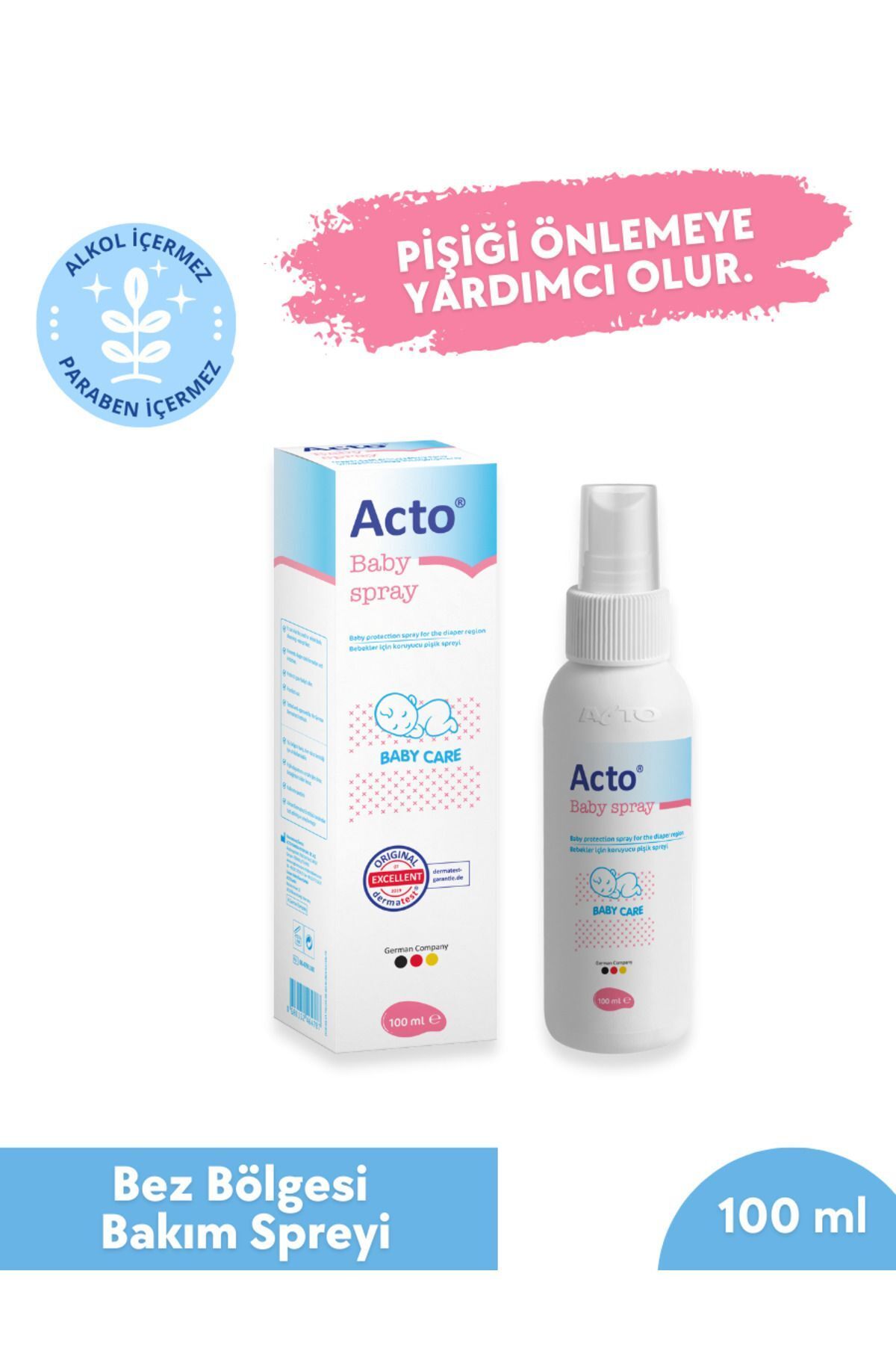 Baby Spray 100 ml Bebek Bez Bölgesi Temizleme Spreyi