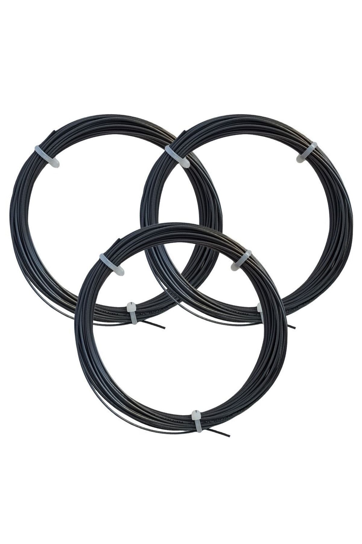 Wilson Tenis Kordajı Revolve Spin 1,25 Mm. Kordaj 12 Metre Siyah Siyah