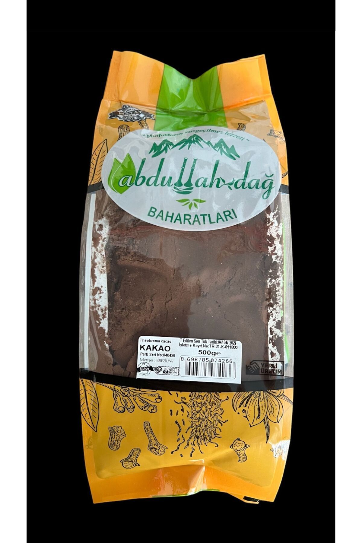 Hacıoğlu baharat Hatay Yöresel Saf Kakao 500 Gr - 1/2 Kg