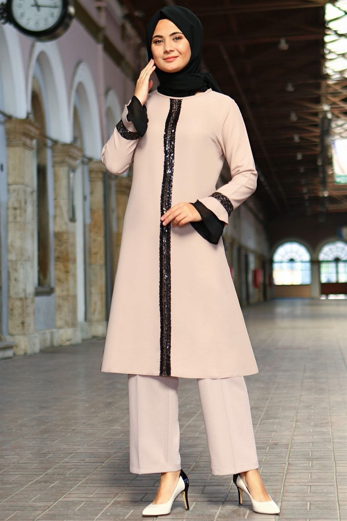 Fahima-Mink Gamzelim Tunic and Pants Set 1
