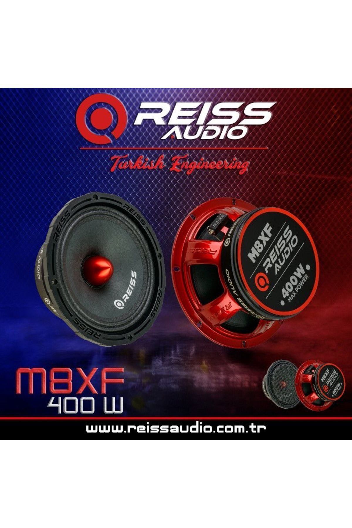Reiss Rs-M8XF En İyisini İsteyenlere Çifti 800W-300W Rms Mermi
