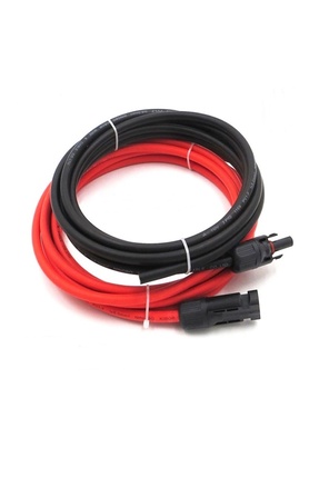 Genel Markalar Mc4 Soketli (3m+3m) 6 Metre 4mm Güneş Paneli Hazır Solar Kablo...