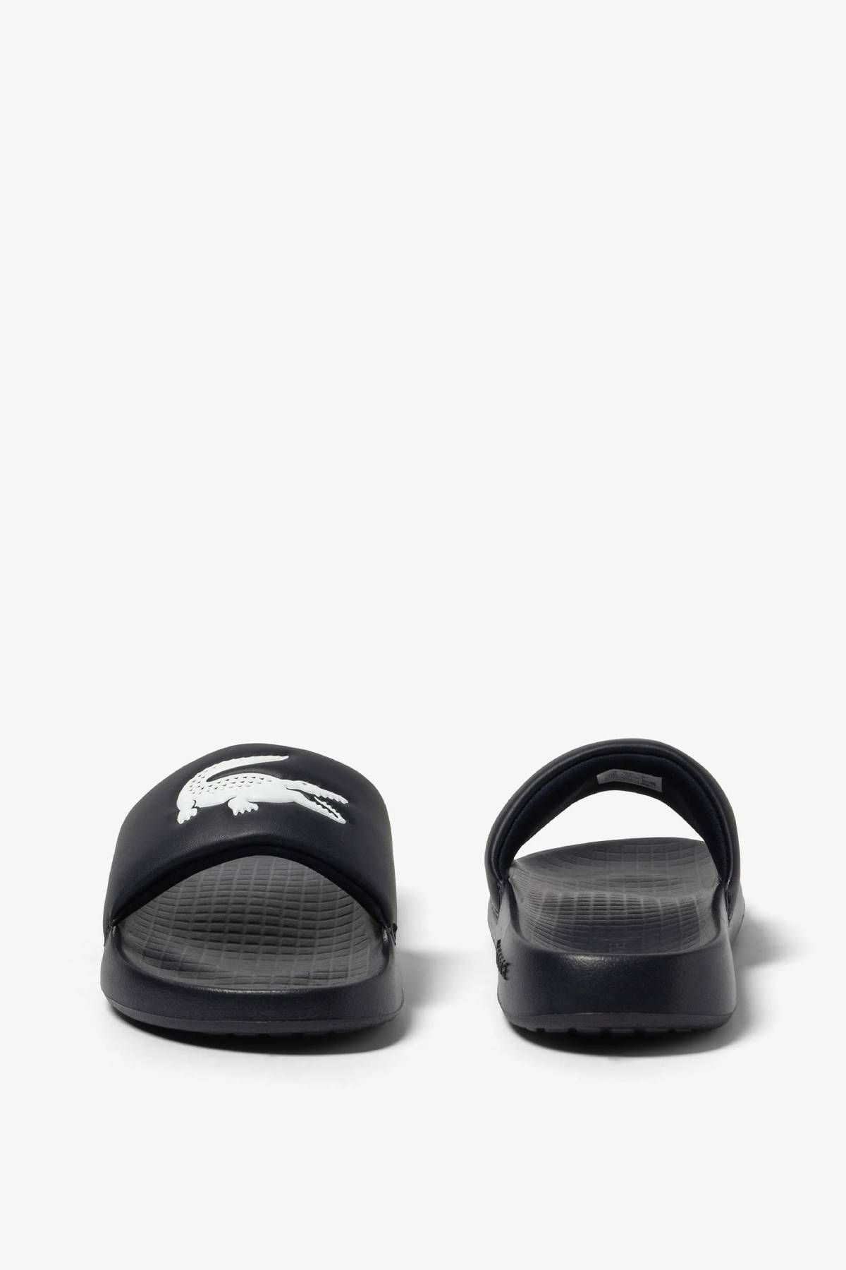 دمپایی مشکی مردانه Croco 745CMA0002 اورجینال Lacoste