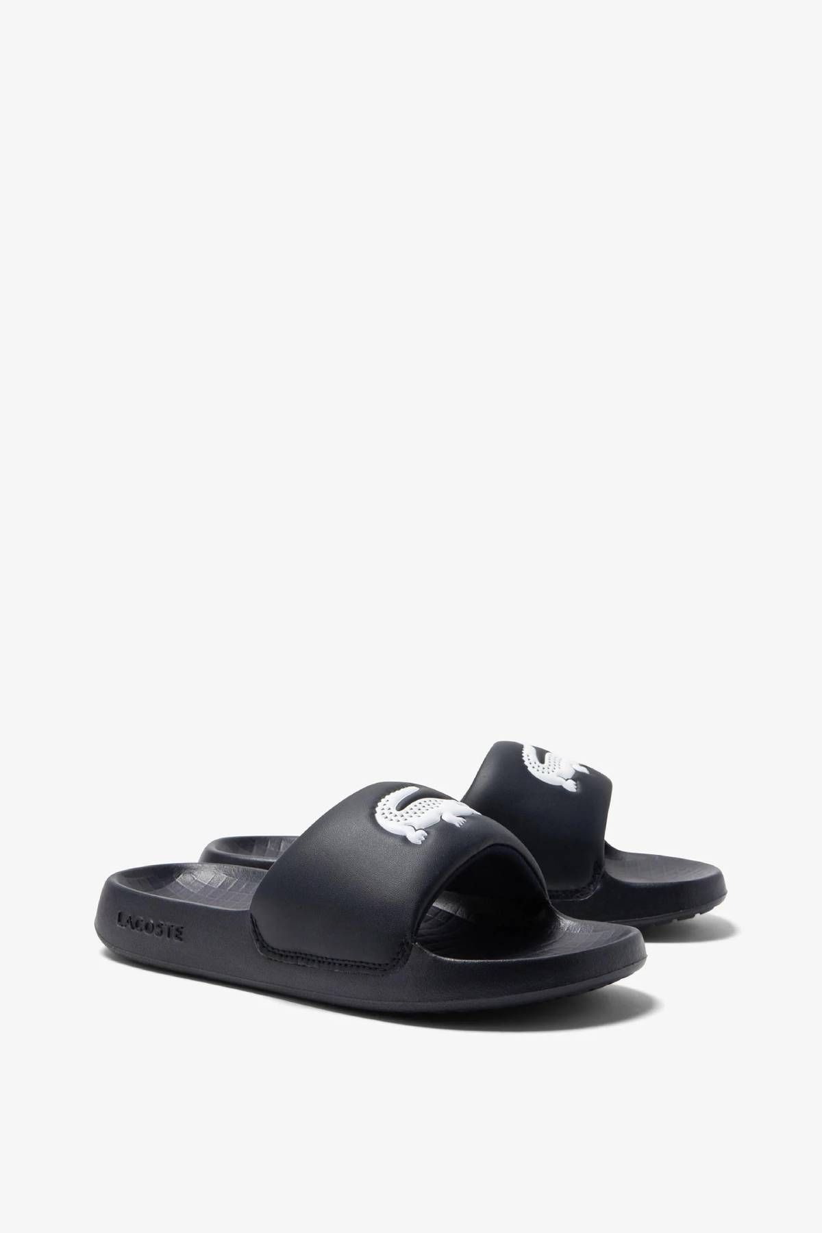 دمپایی مشکی مردانه Croco 745CMA0002 اورجینال Lacoste
