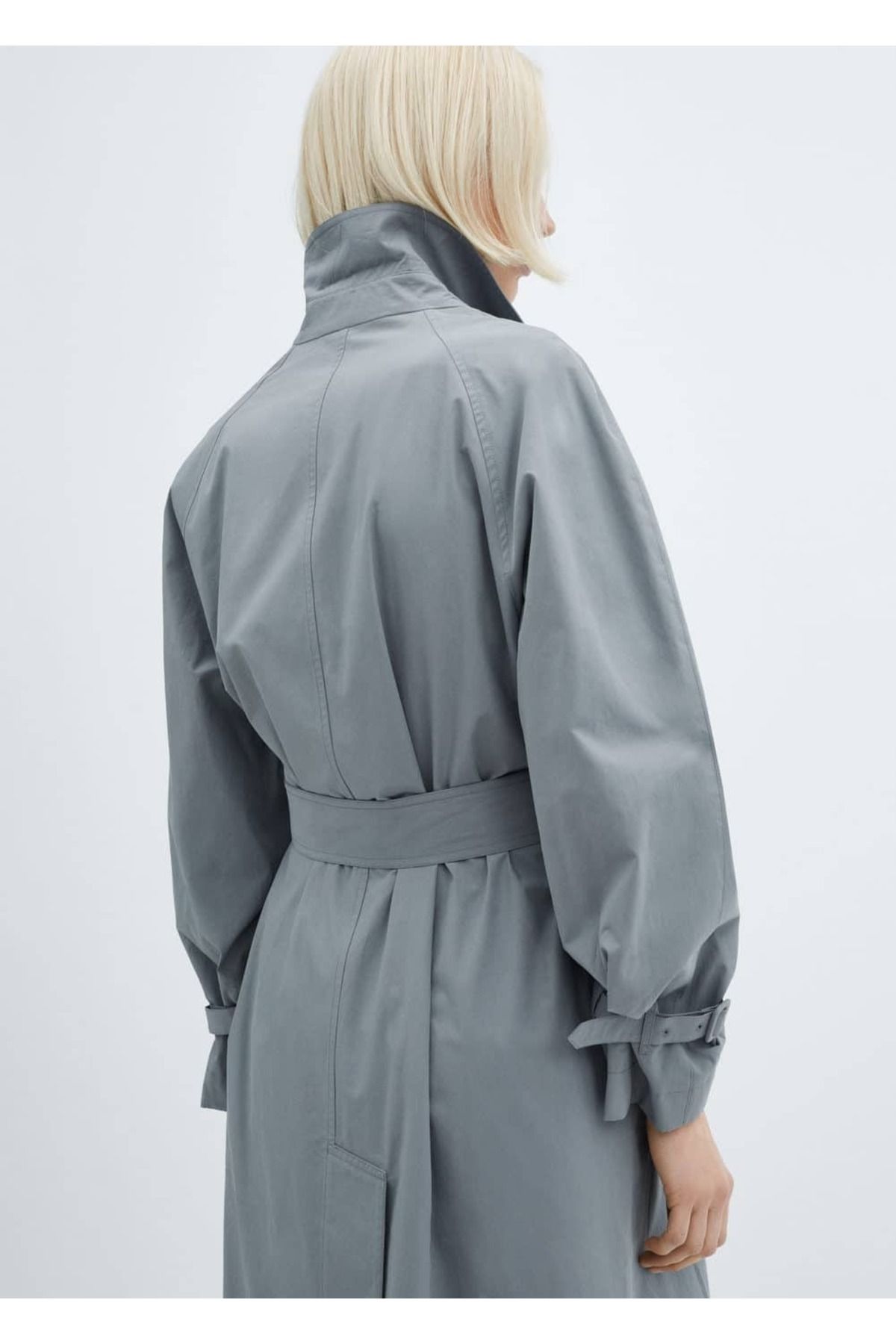 MANGO Woman-Trench din bumbac cu curea 7