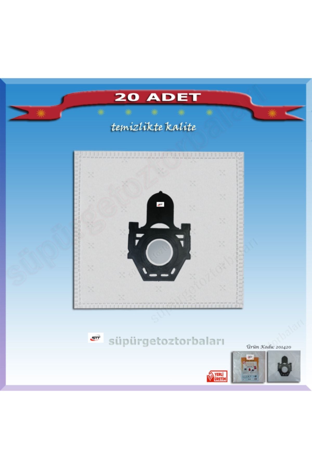 Profilo-Psu 745 Ap Flooris - 20 Vacuum Cleaner Dust Bags, 201420 2