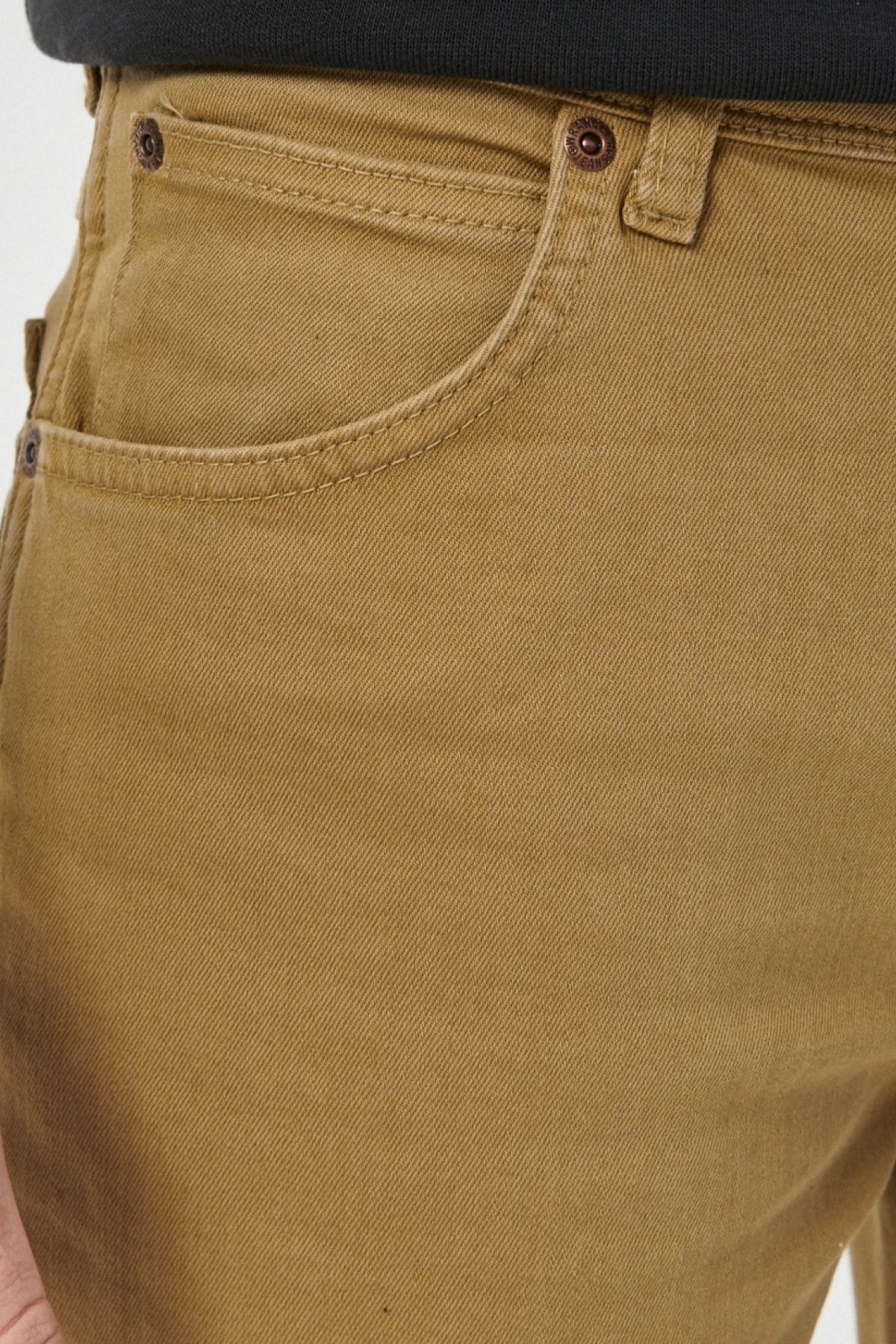 شلوار جین آبی مردانه تگزاس باریک و قهوه ای انعطاف پذیر کمر Wrangler
