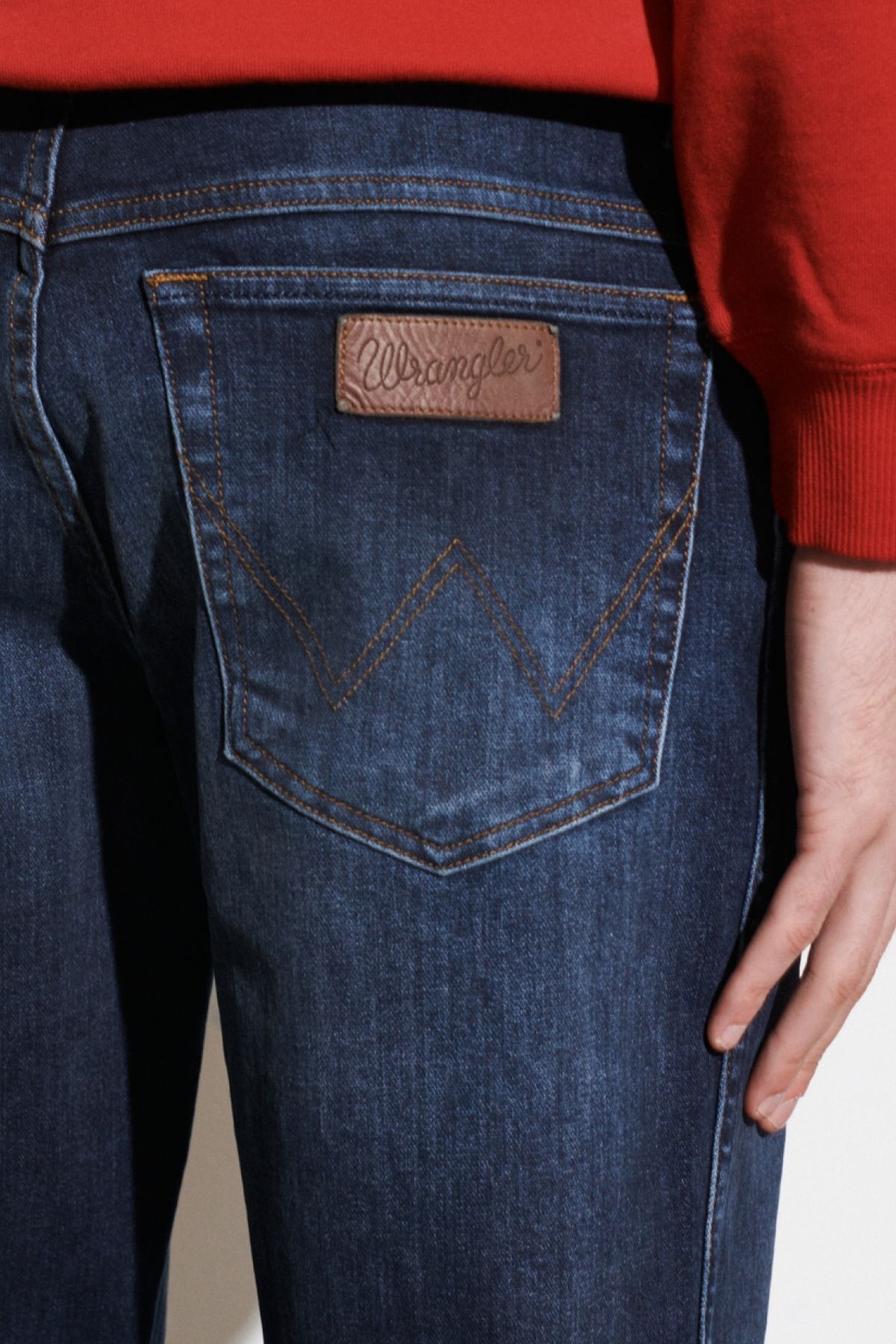 شلوار جین صورتی مردانه انعطاف پذیر کمر مناسب تگزاس معتبر Wrangler