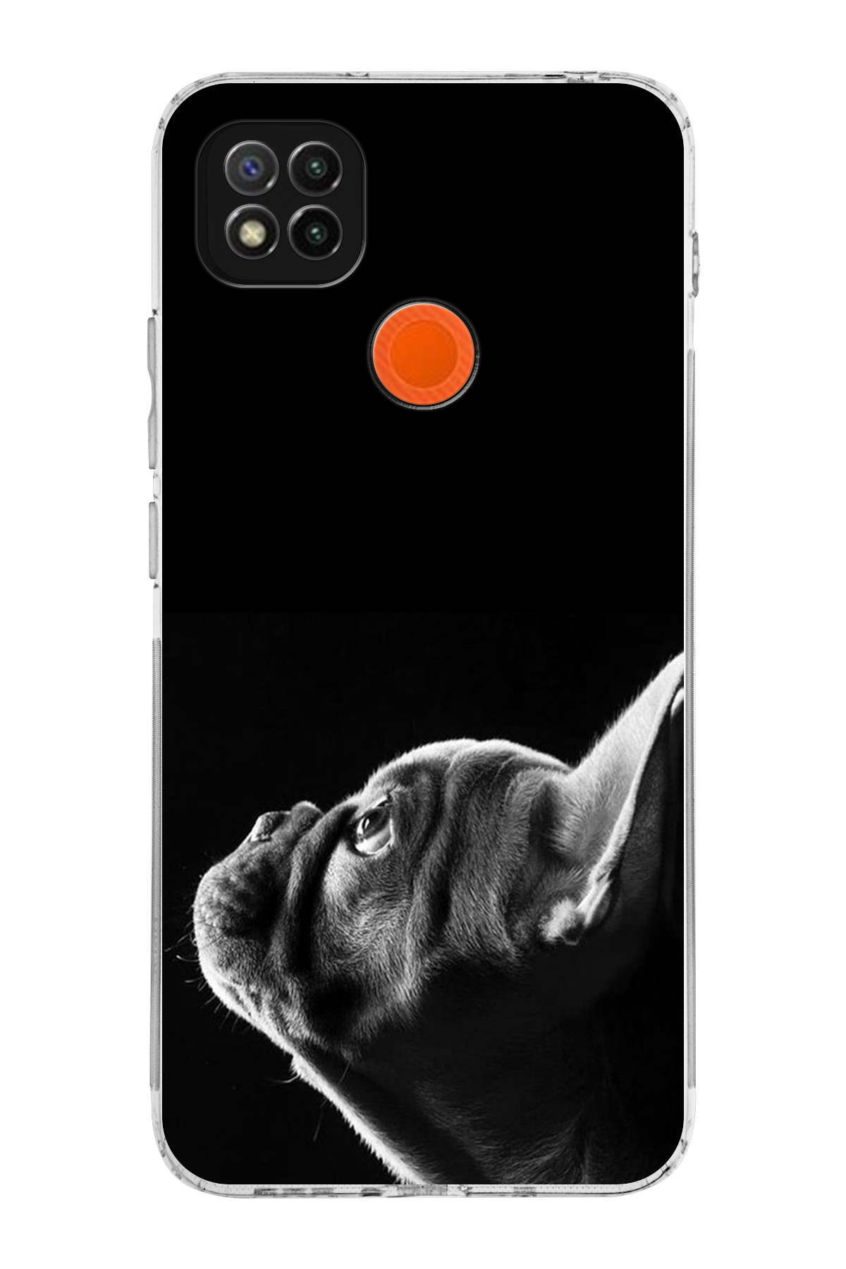 Xiaomi Redmi 10 2022 ile Uyumlu Köpek 1 Kamera Korumalı Şeffaf Kılıf