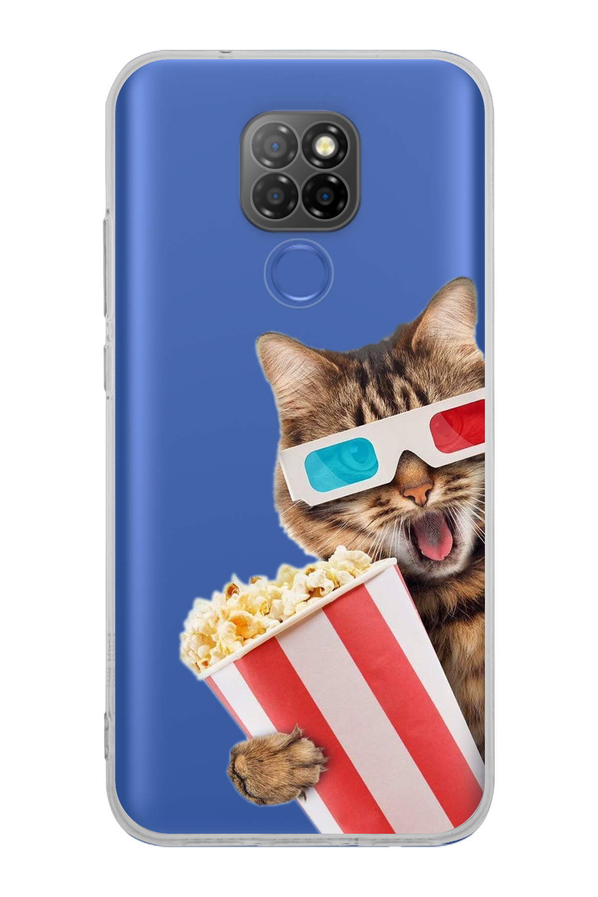 General Mobile GM 20 ile Uyumlu Kedi 1 Kamera Korumalı Şeffaf Kılıf