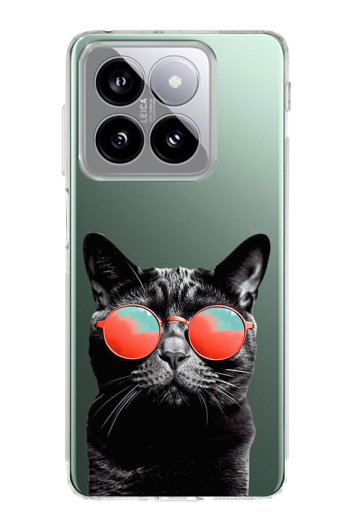Xiaomi Mi 13 ile Uyumlu Kedi 3 Kamera Korumalı Şeffaf Kılıf