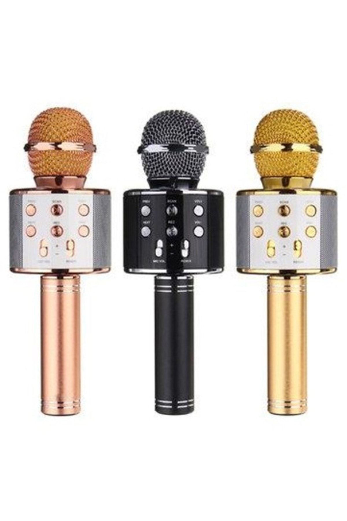 Genel Markalar Orijinal Karaoke Bluetooth Mikrofon Ws-858 Usb Ses Değiştir