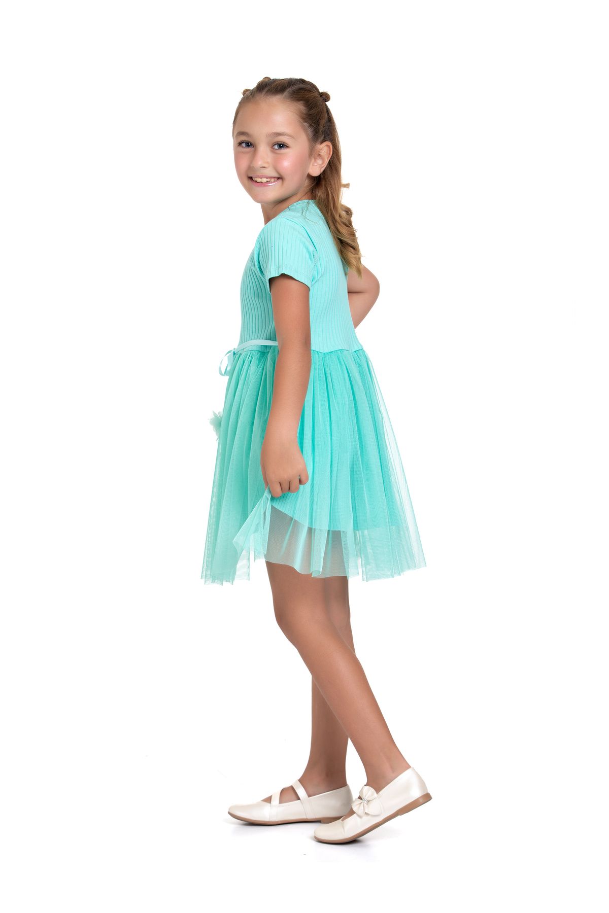 ADİFA KIDS-Girl's Dress with Tulle 2