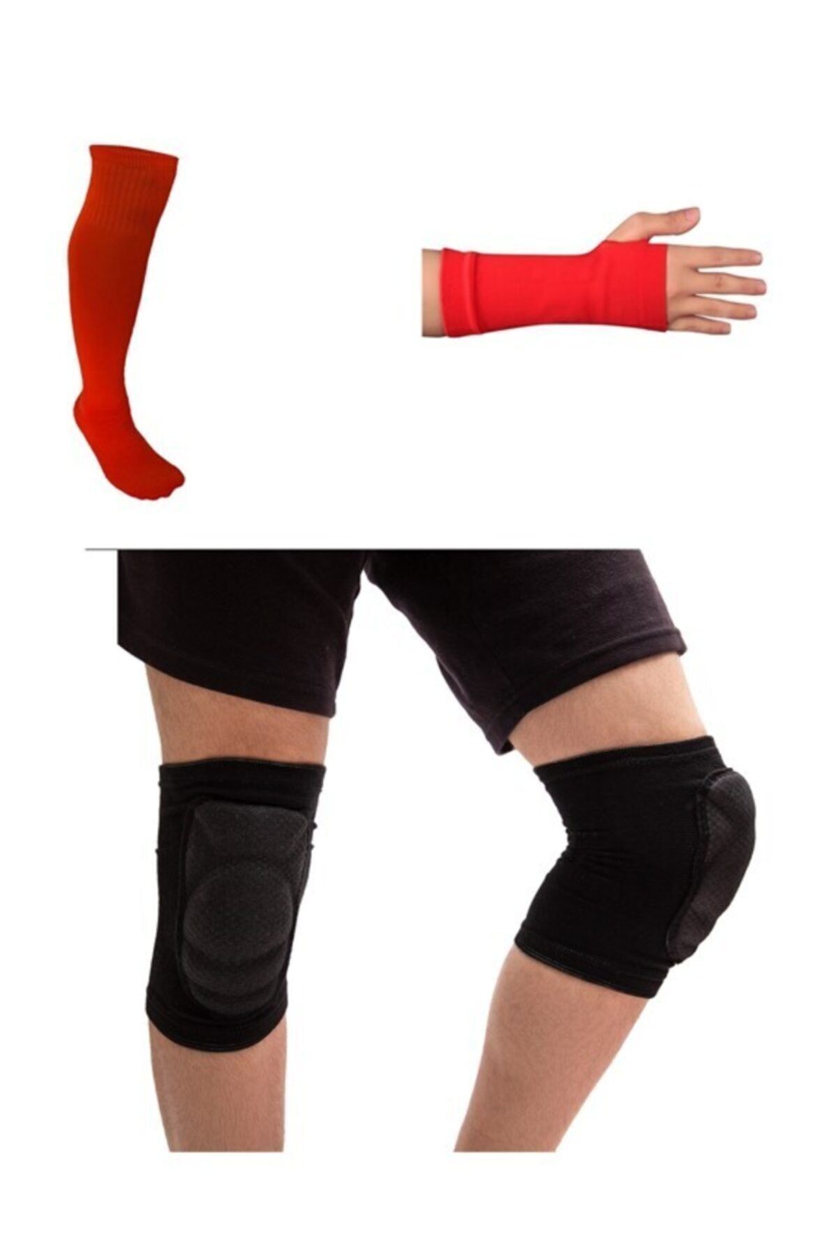 Sport Volleyball Knee Pad Volleyball Sleeve Socks Set