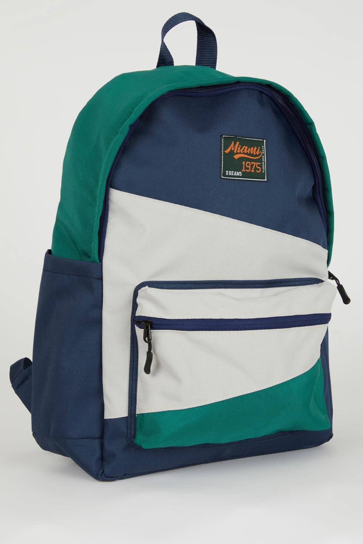DeFacto-STD Unisex-Schulrucksack – wasserdichter Stoff, A9333axns Classic 2
