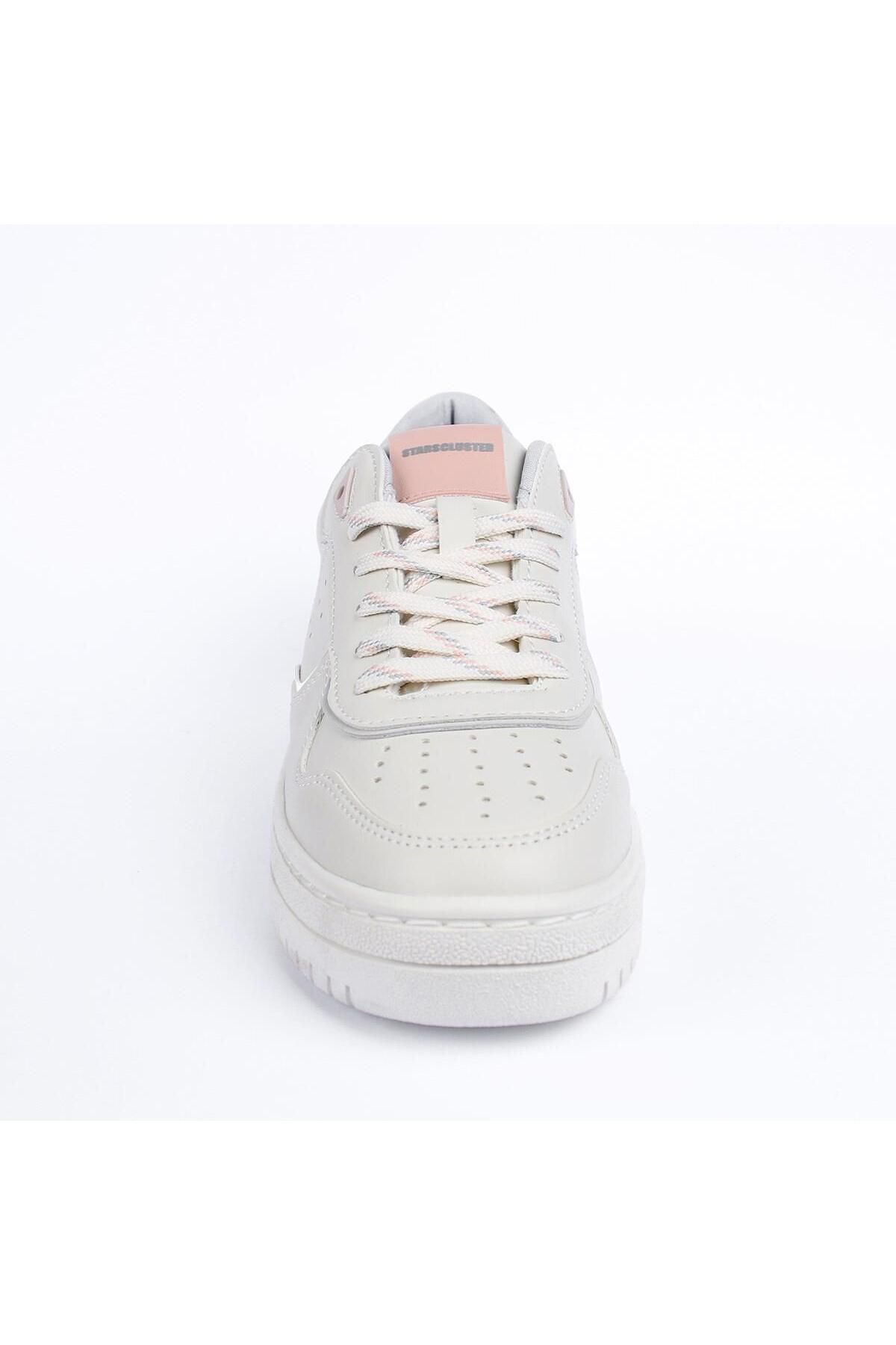 Stars Cluster-Pantofi sport de damă, alb, roz, gri, First Star 5