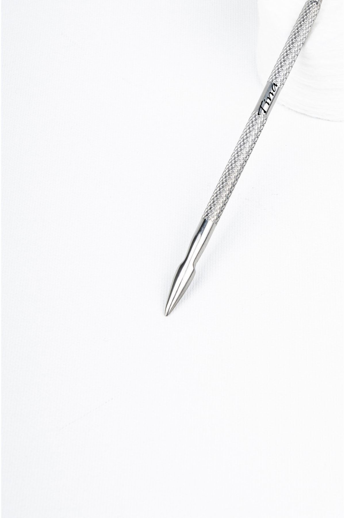 Tina-Professional Stainless Steel Manicure Meat Pusher (Krong) FLZ-90 3