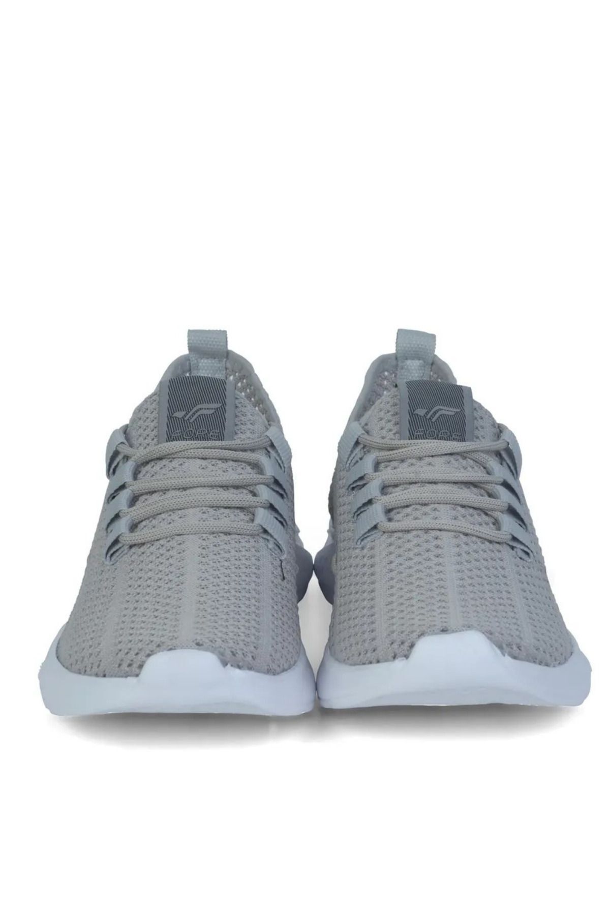 FORE SPORT Tricotaj Gri Mesh - Pantofi Sport Pentru Damă Cu Șireturi Femeie - 38