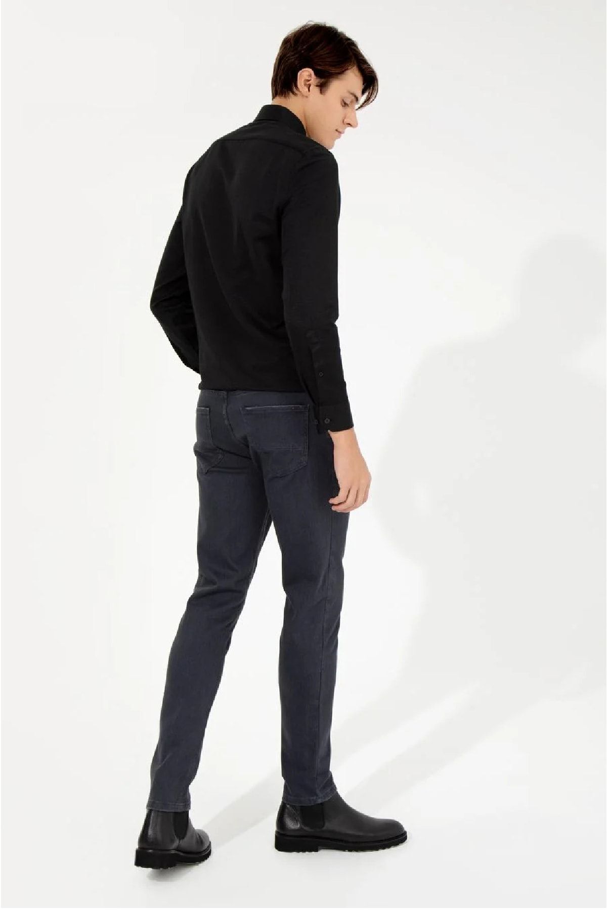 شلوار مردانه راسته فاق نرمال | پیر کاردین Pierre Cardin 1481228 - تصویر 3