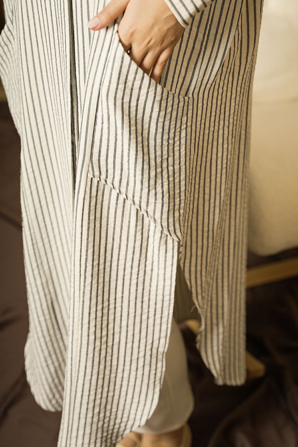 KAIZENMODA-Striped Hijab Tunic 3