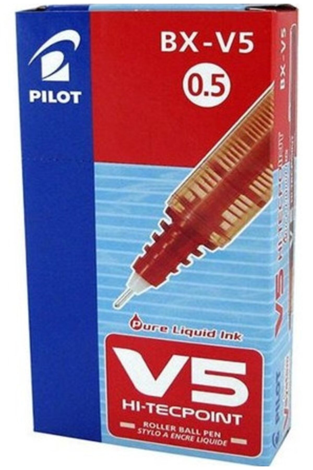 Pilot Pılot Roller Kalem Iğne Uç V5 Kırmızı (12adet)