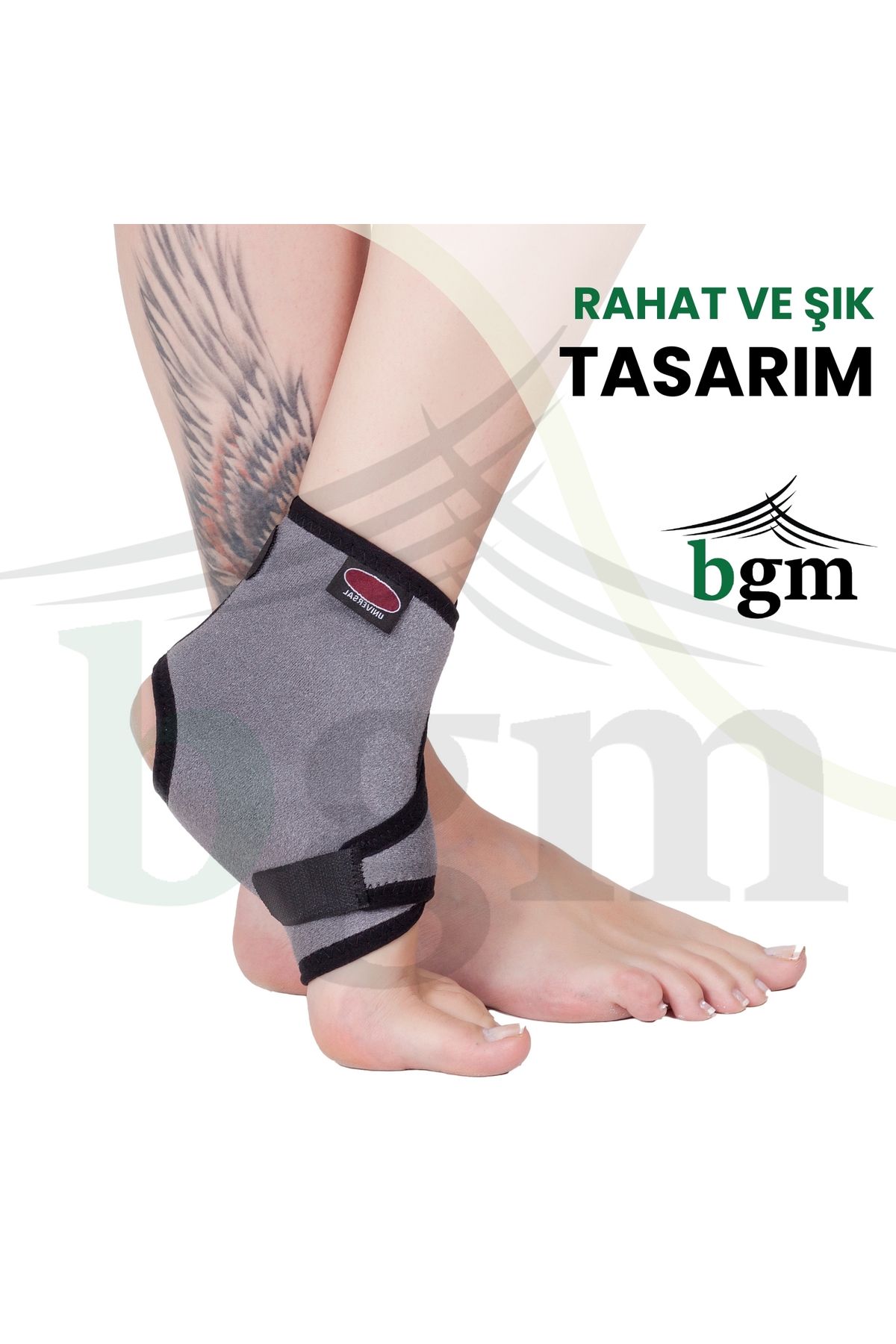محافظ مچ پا خاکستری نئوپرن اورجینال BGM