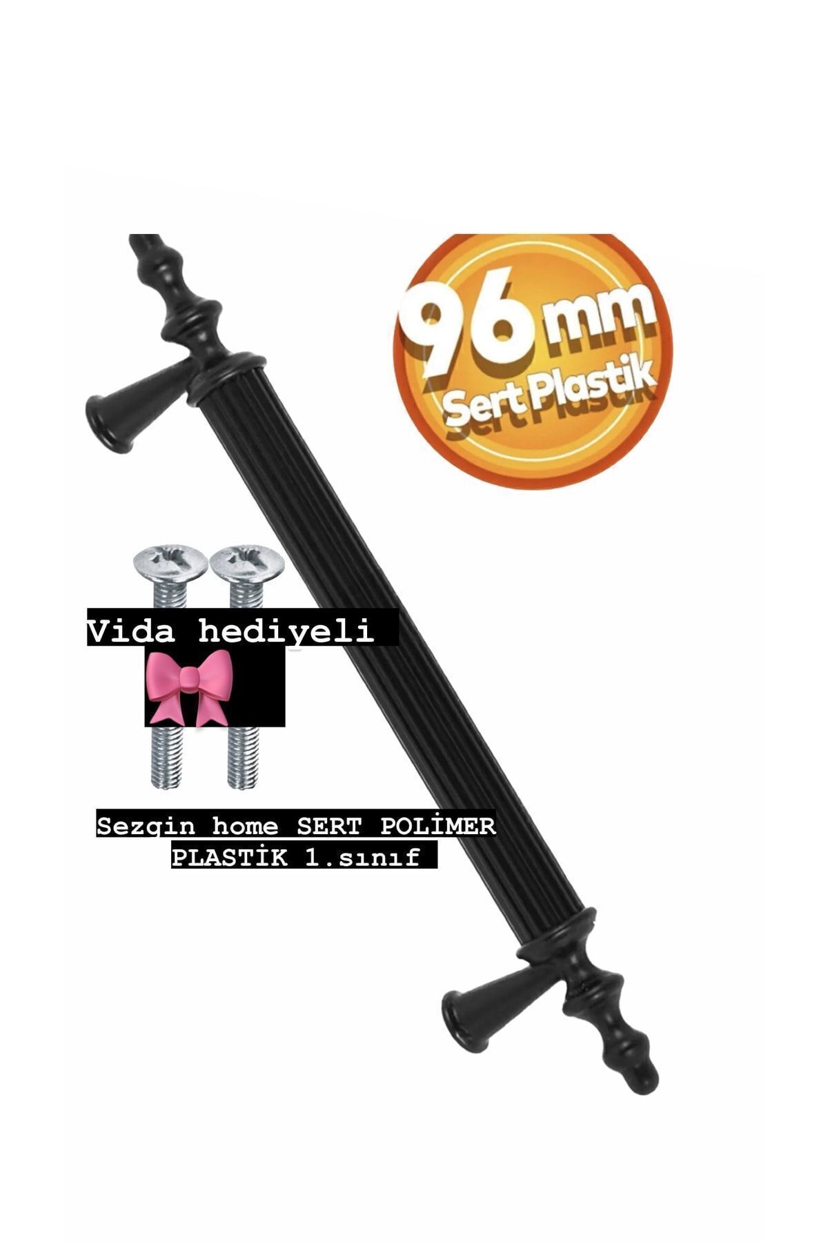 SEZGİNLER HIRDAVAT 9.6 Cm Lüks Sert Plastik Kulp 1.sınıf Sezgin Home