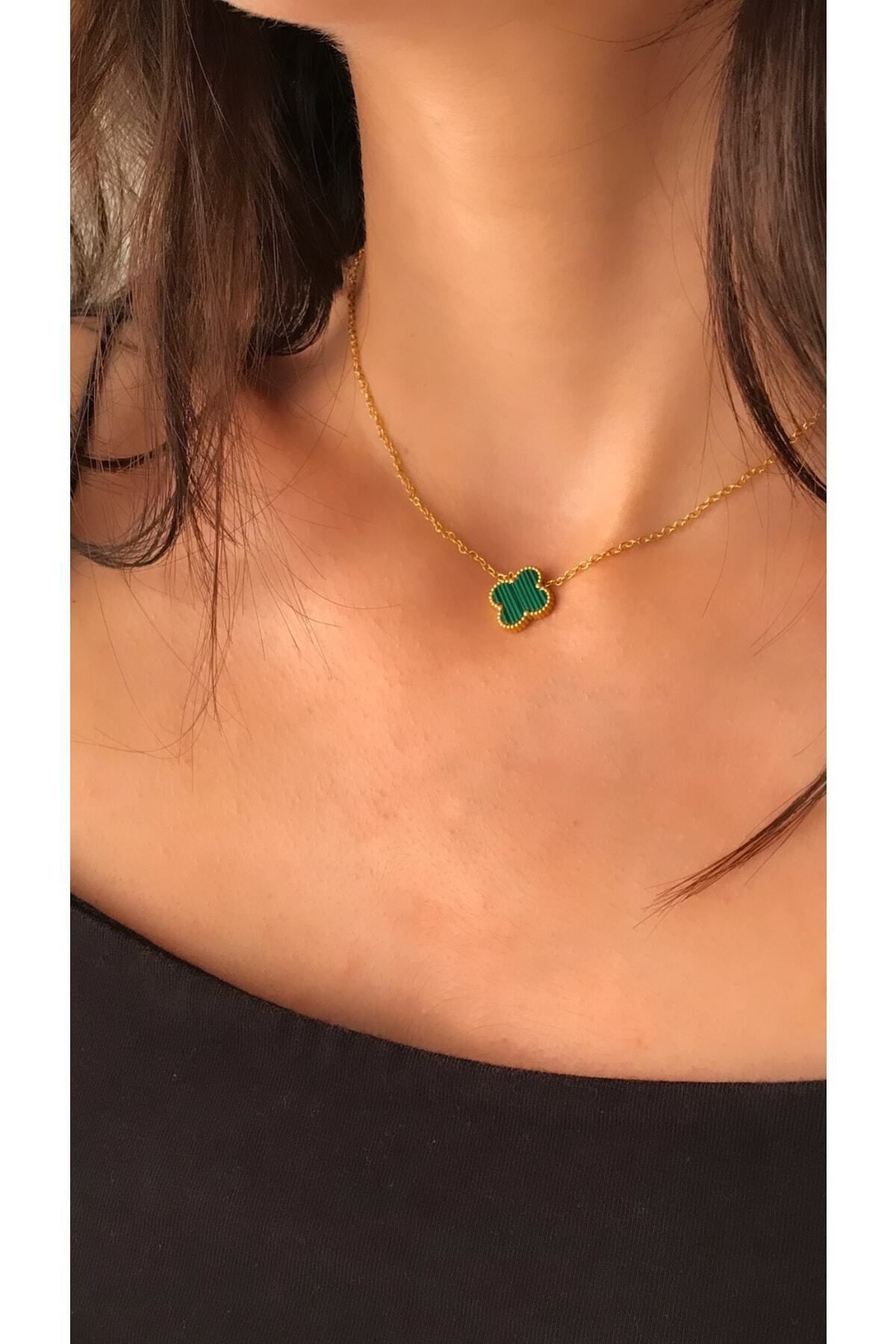 Green van cleef necklace shop