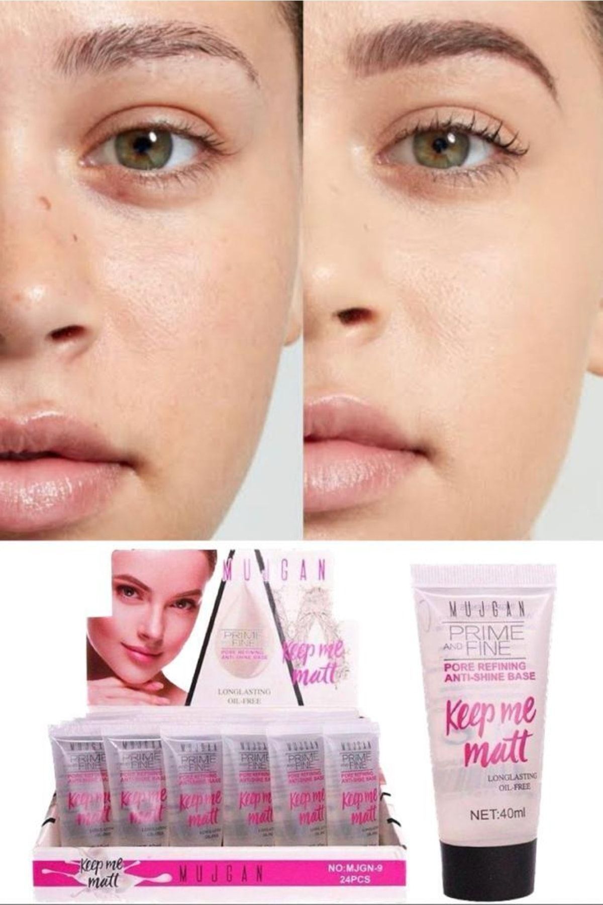 Utelips-Quality Anti-Shine Makeup Base Prime And Fine Keep Me Matte 40ml Make Up Makeup Base Large Size 5