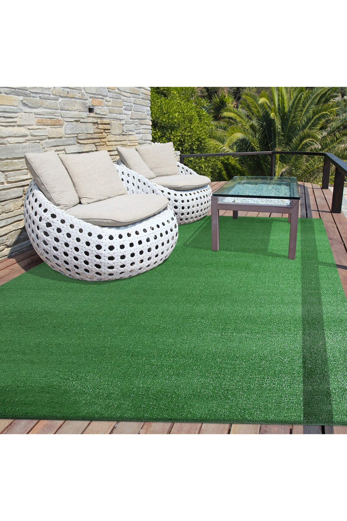 7 MM ÇİM HALI 1,5x25 Metre SUNİ DEKORATİF ÇİM HALI KAYDIRMAZ TABANLI YAPAY ÇİM PASPASI 4