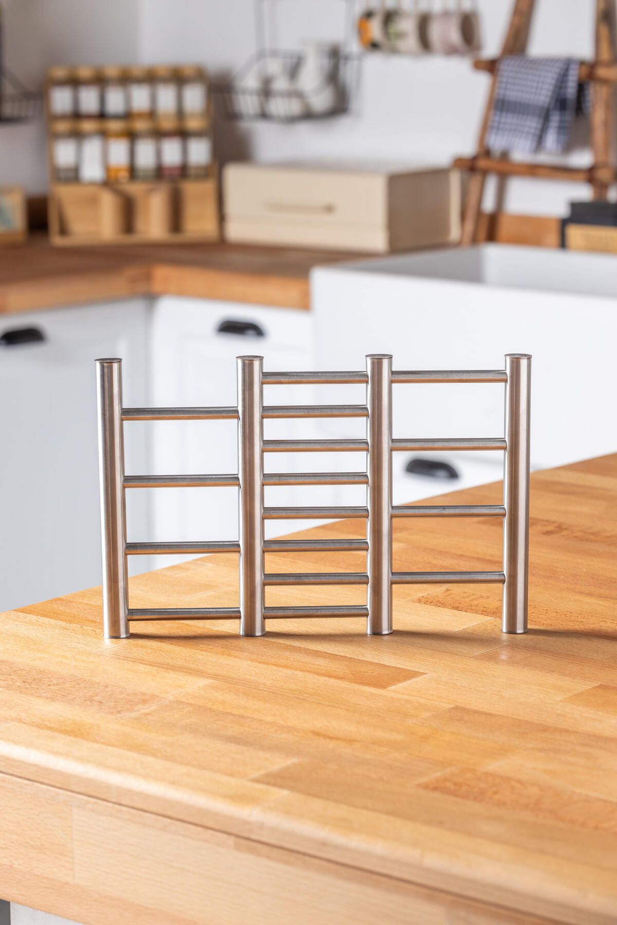 FH finehome-Steel Trivet with Adjustable Arm 5