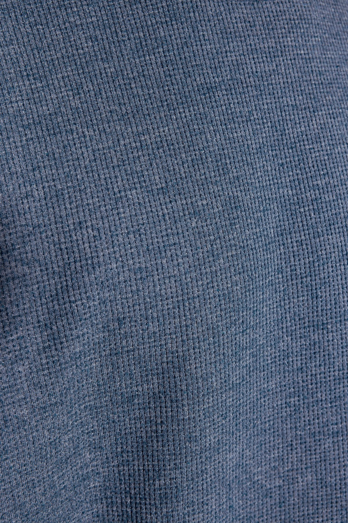 Kolekcia Trendyol-Indigo Oversize/Wide Cut Tričko s krátkym rukávom a textúrou Basic TMNSS22TS00049 6