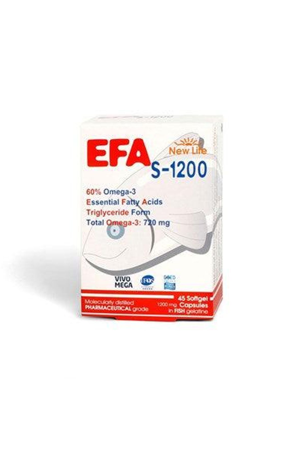Efa S-1200 Omega3 45 Capsules