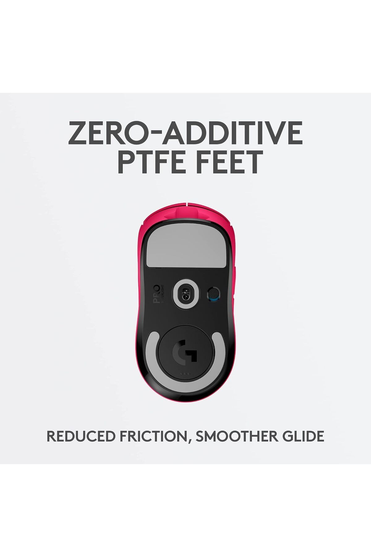 logitech-G PRO SUPERLIGHT Wireless Gaming Mouse, , 25,600 DPI, 5 Programmable Buttons -Magenta 5