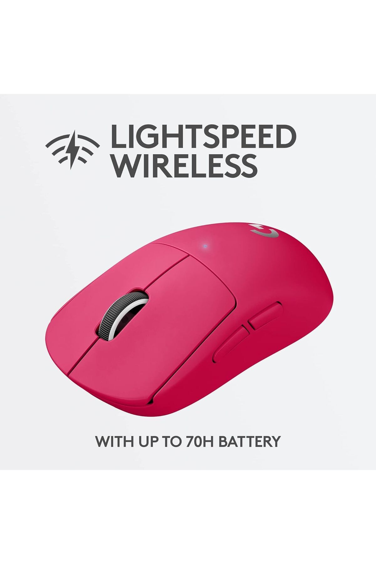 logitech-G PRO SUPERLIGHT Wireless Gaming Mouse, , 25,600 DPI, 5 Programmable Buttons -Magenta 3