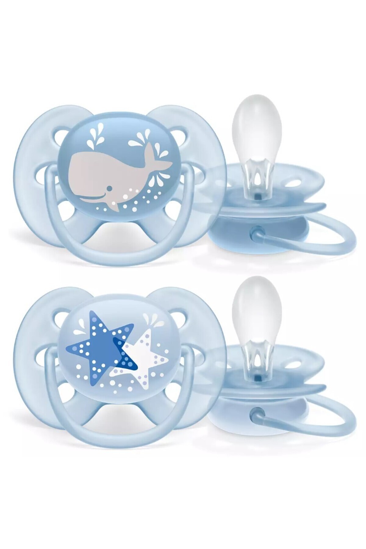 Philips Avent Ultra Soft Emzik 6-18 Ay 2li Erkek SCF223/03 fotoğrafı 2 (önizleme)
