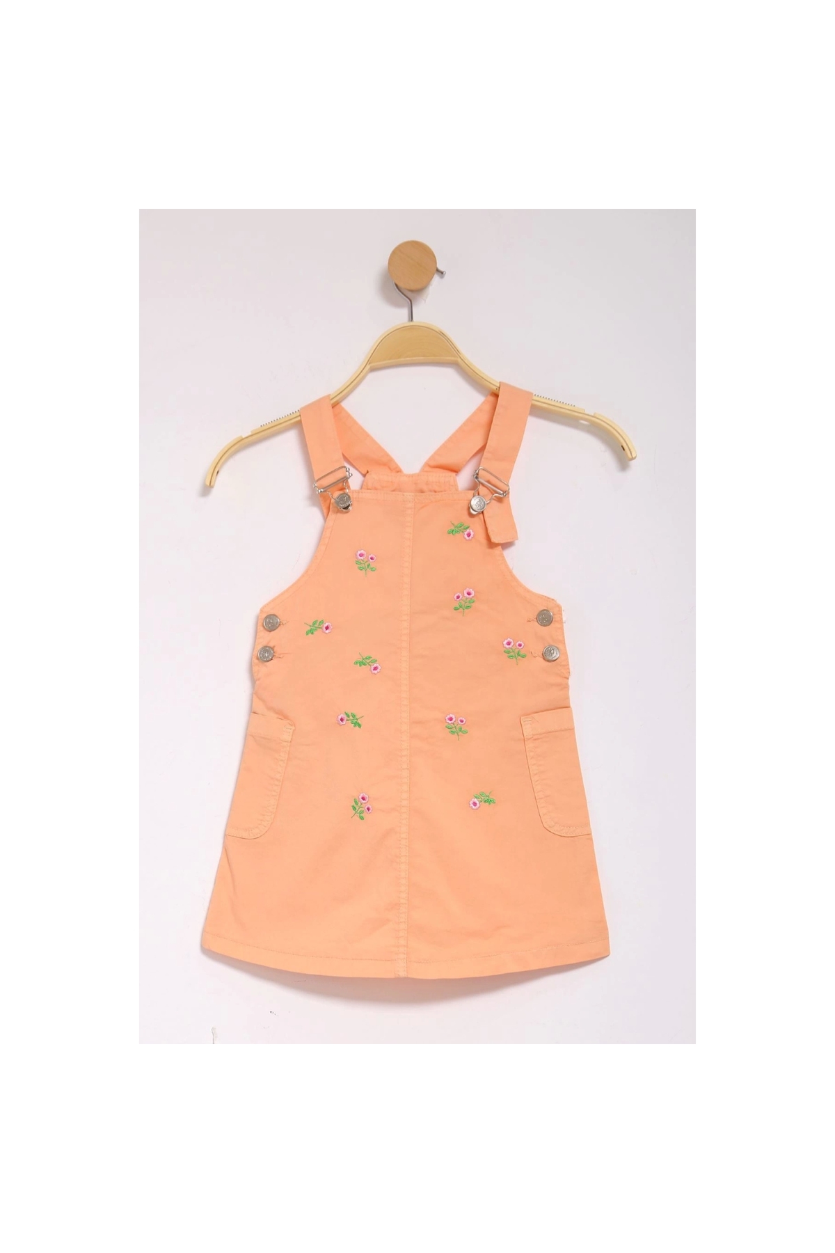 3-7 Years Old Embroidered Children's Salopet Salmon - 624869.1576.