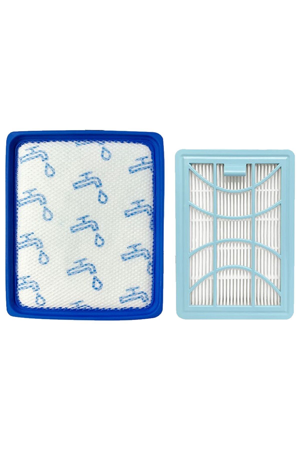 Philips FC 9750/07 Compatible Vacuum Cleaner Hepa / Reservoir Filter Set 2pcs