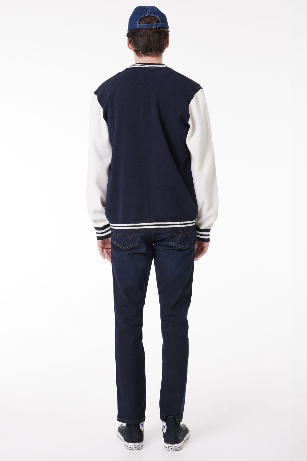 Wrangler  Regular Fit Normal Kesim Dik Yaka Lacivert Bomber Ceket - Görsel 6