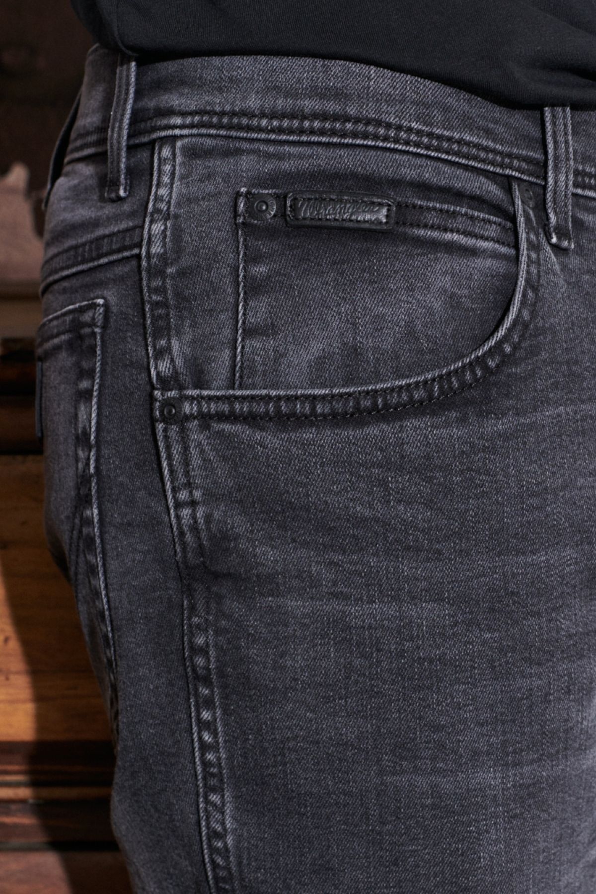 شلوار جین سبز مردانه تگزاس به طور مرتب و مناسب برش کمر کم Wrangler