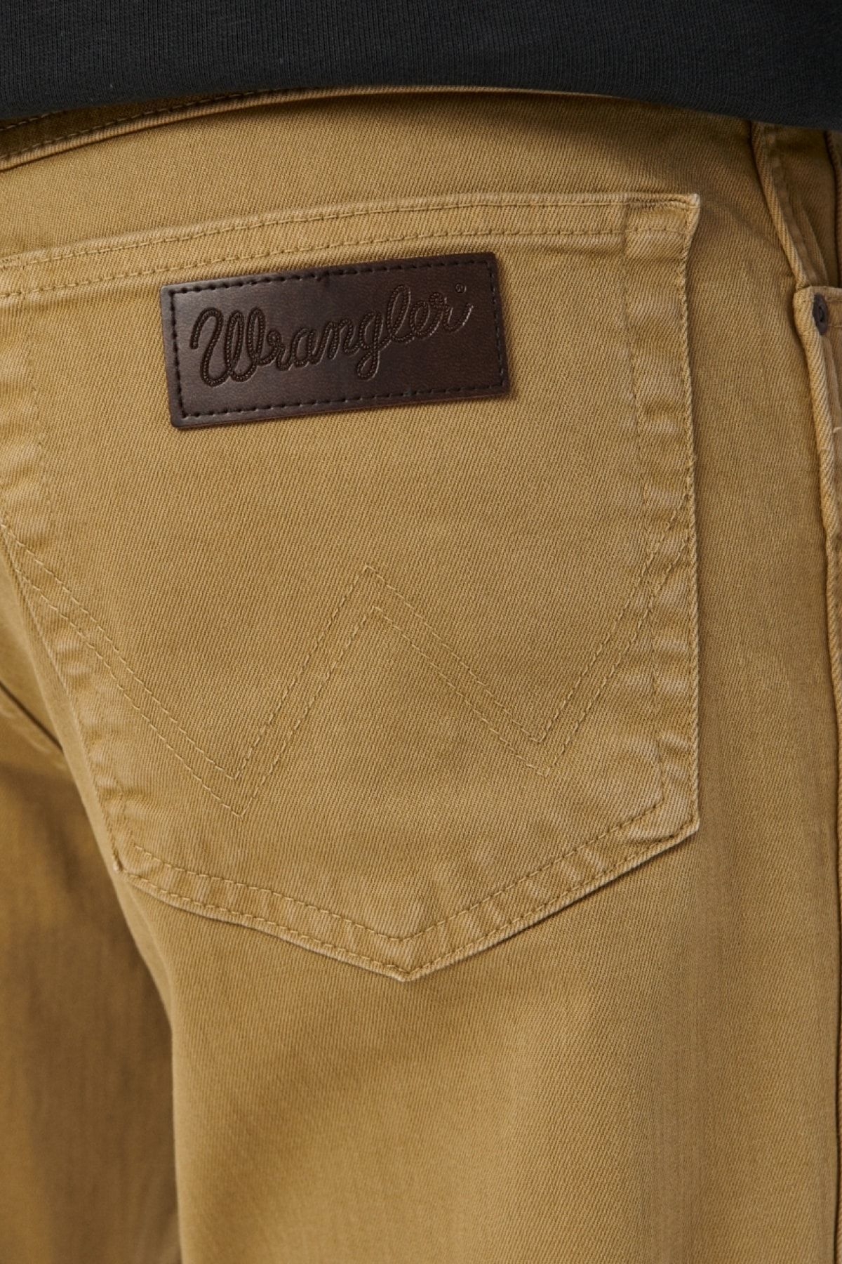 شلوار جین آبی مردانه تگزاس باریک و قهوه ای انعطاف پذیر کمر Wrangler
