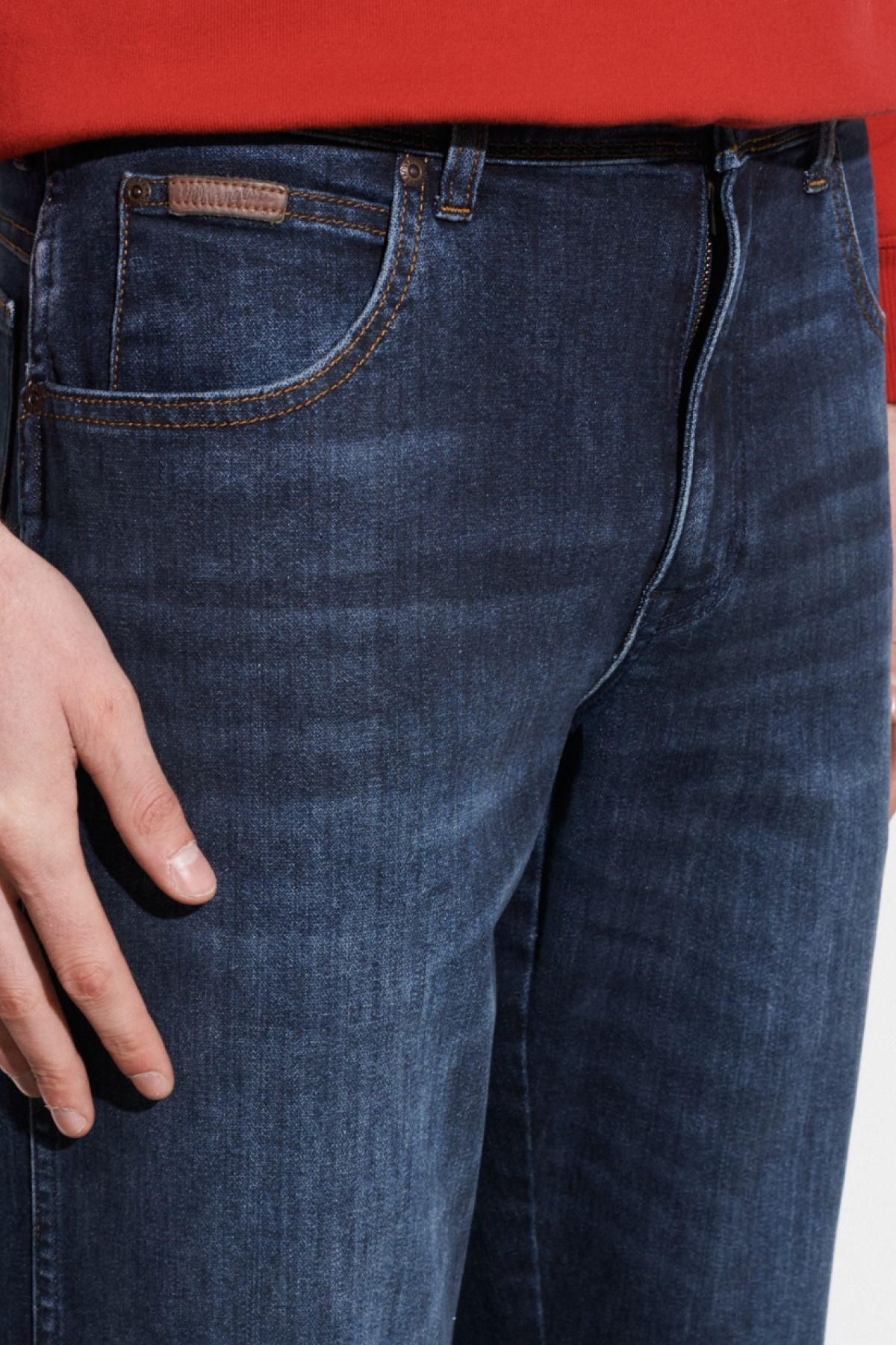 شلوار جین صورتی مردانه انعطاف پذیر کمر مناسب تگزاس معتبر Wrangler