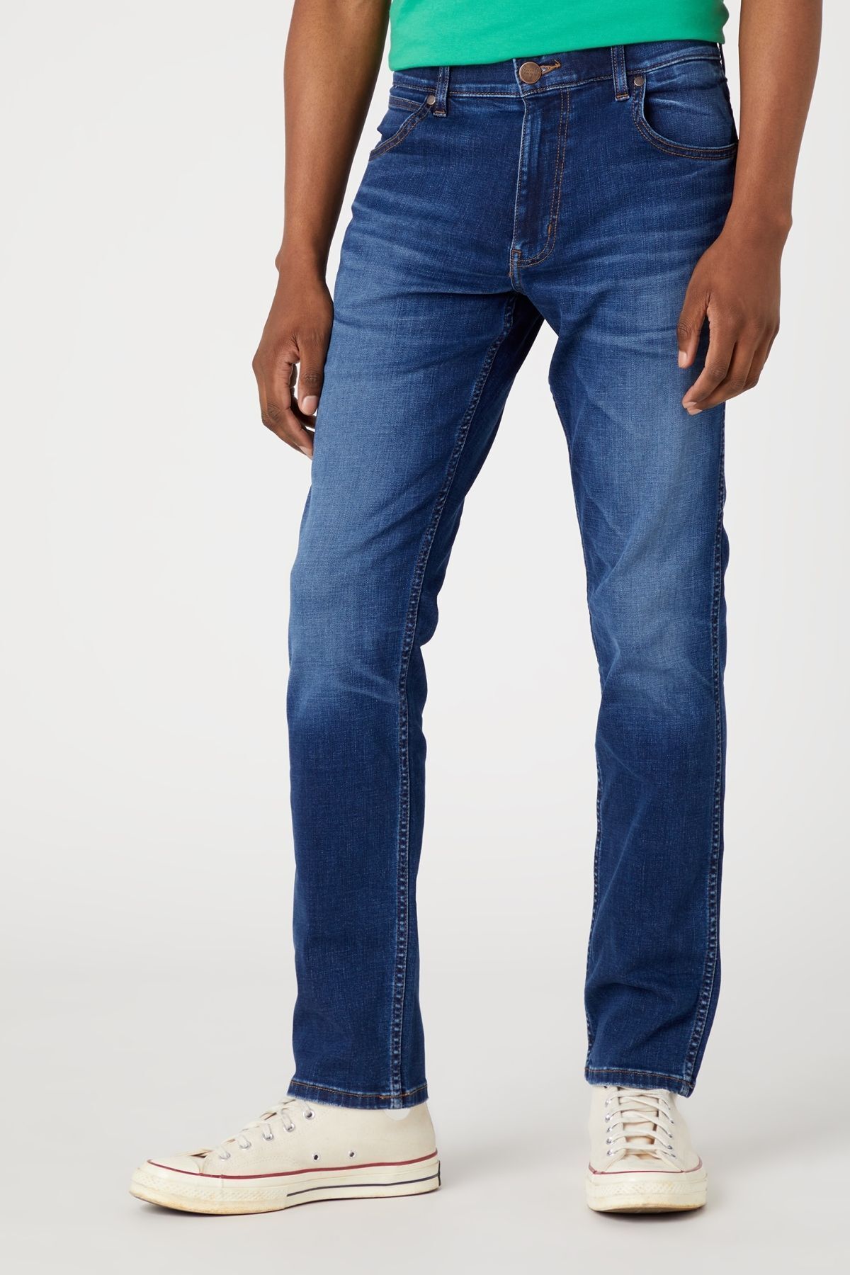 شلوار جین صورتی مردانه با انعطاف پذیر پایین Greensboro کم Wrangler